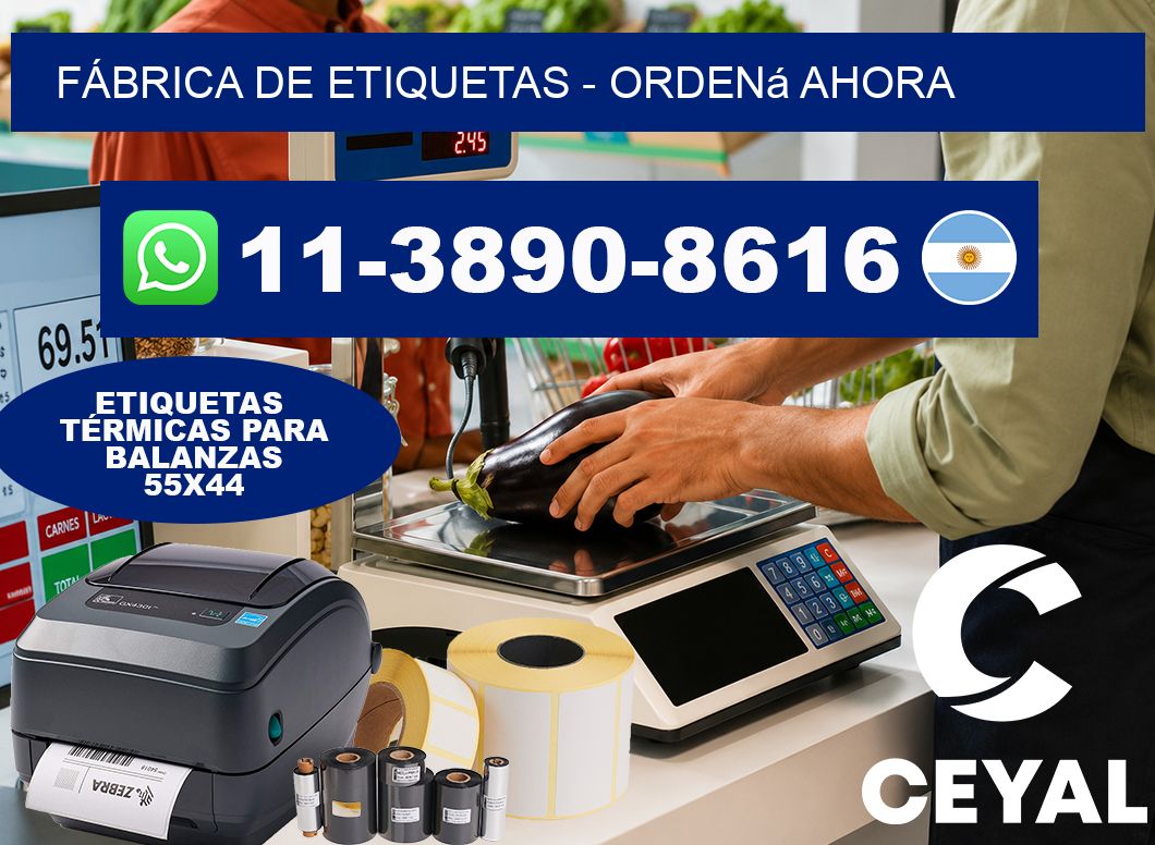 FÁBRICA DE ETIQUETAS – Ordená ahora