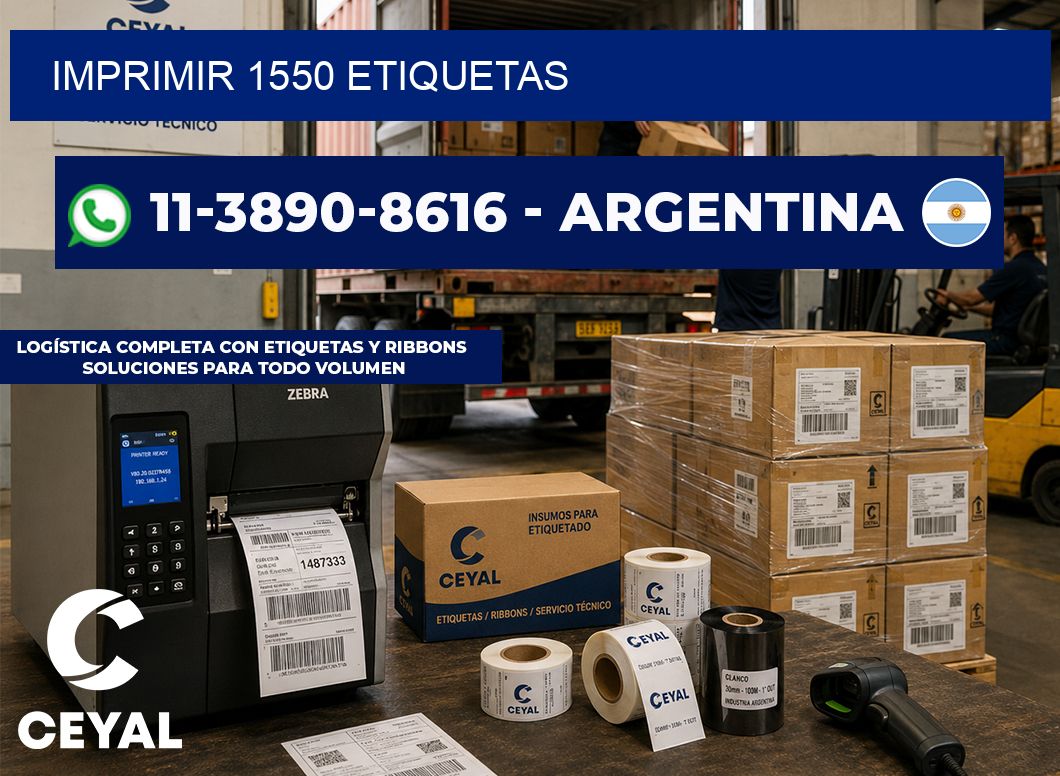 IMPRIMIR 1550 ETIQUETAS