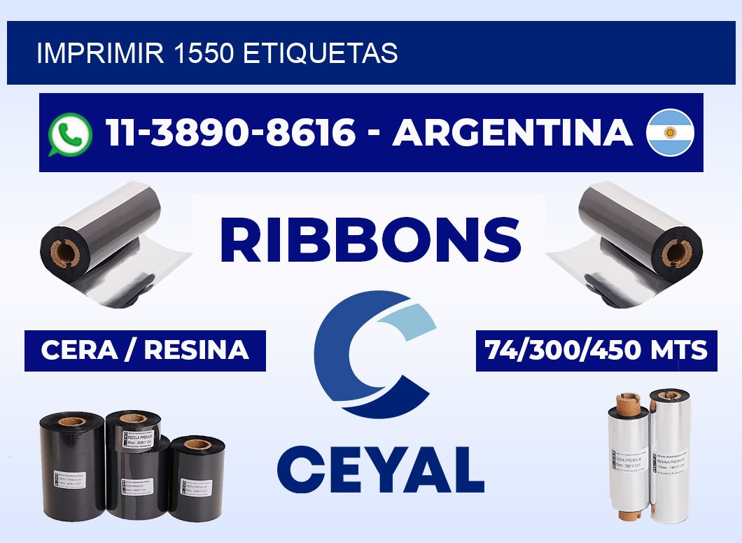 IMPRIMIR 1550 ETIQUETAS