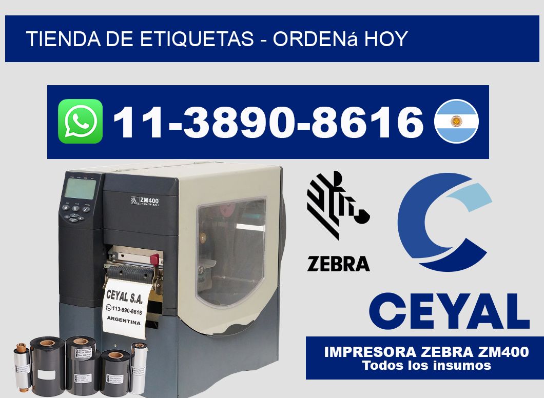 TIENDA DE ETIQUETAS - Ordená hoy