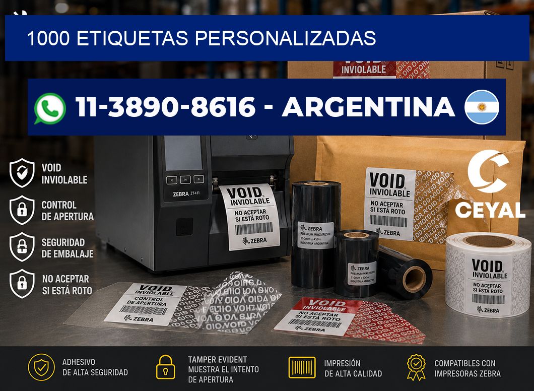 1000 ETIQUETAS PERSONALIZADAS
