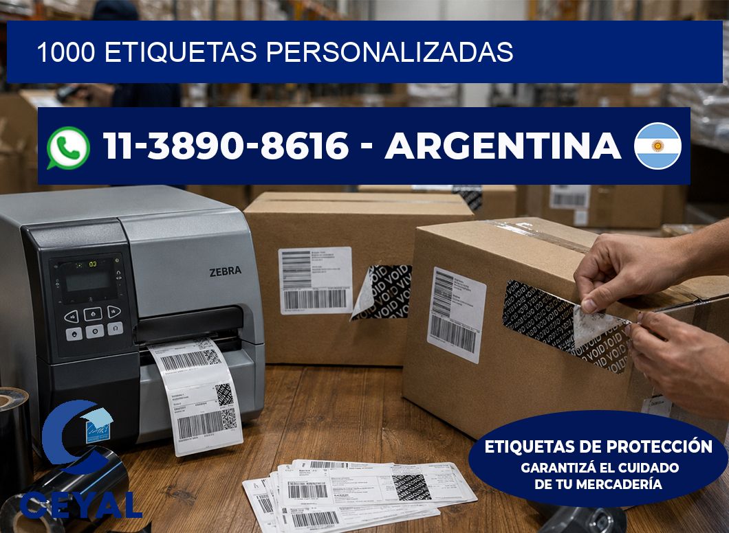 1000 ETIQUETAS PERSONALIZADAS