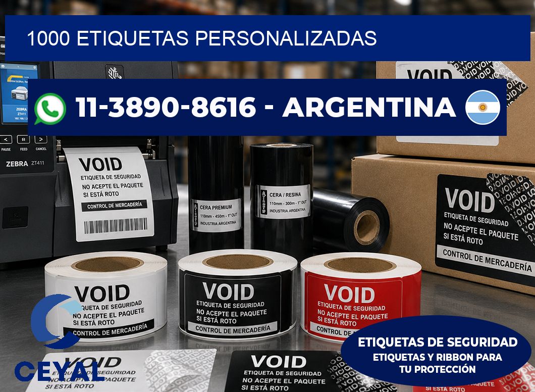 1000 ETIQUETAS PERSONALIZADAS