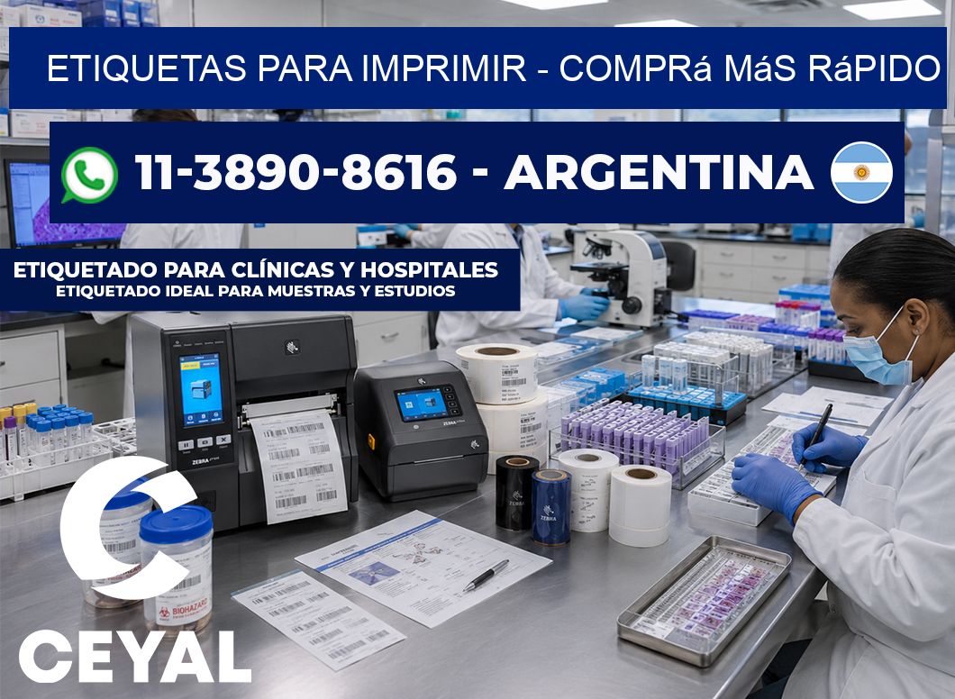 ETIQUETAS PARA IMPRIMIR - Comprá más rápido