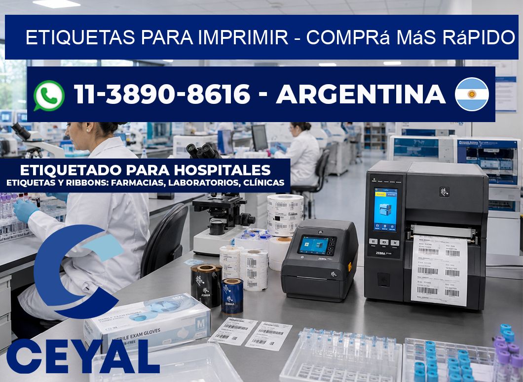 ETIQUETAS PARA IMPRIMIR – Comprá más rápido