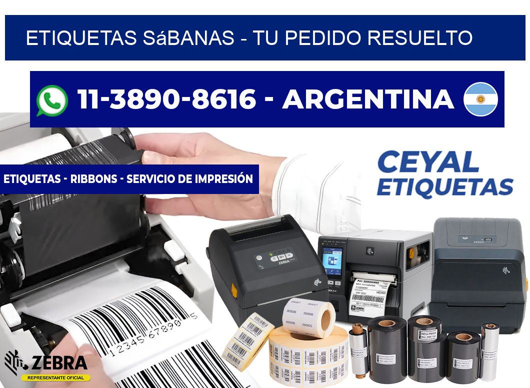 Etiquetas Sábanas - Tu pedido resuelto