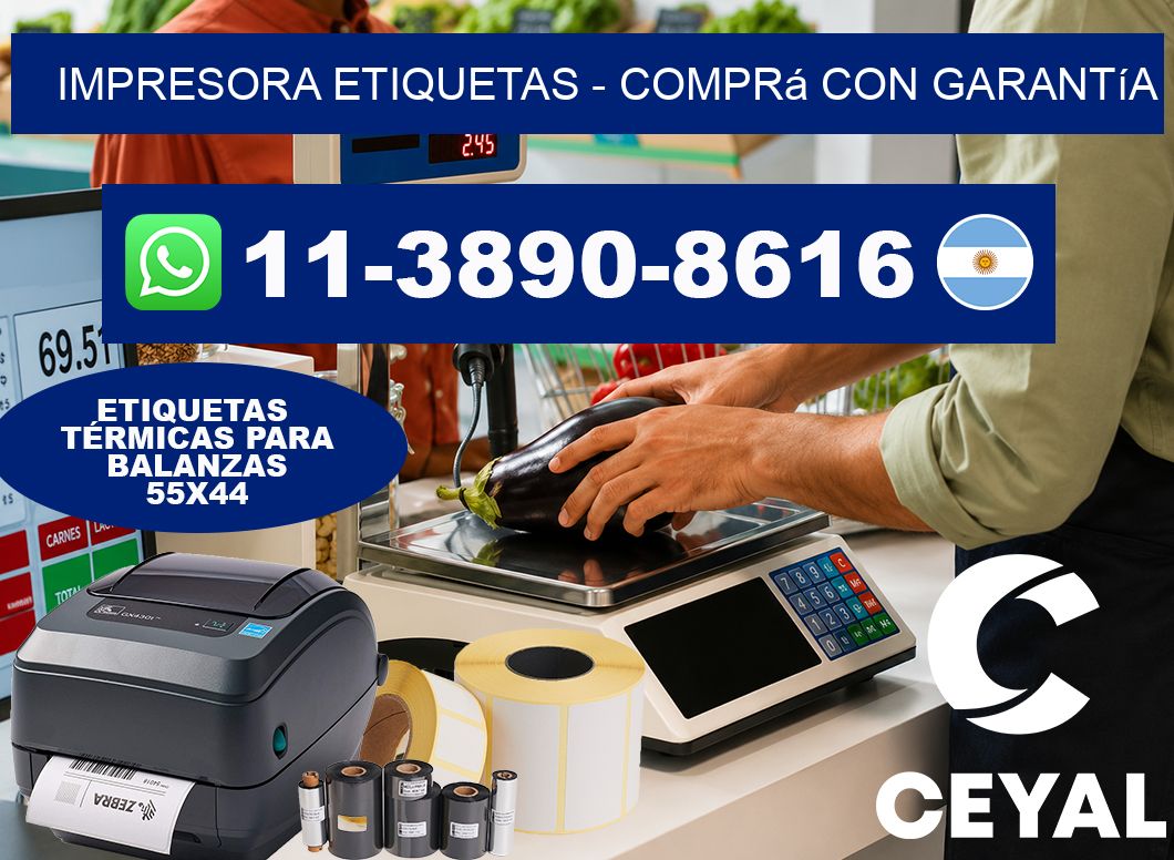 IMPRESORA ETIQUETAS – Comprá con garantía