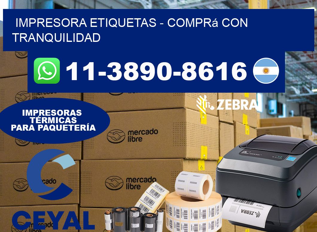 IMPRESORA ETIQUETAS – Comprá con tranquilidad
