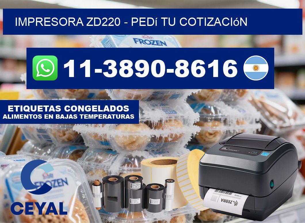 IMPRESORA ZD220 – Pedí tu cotización