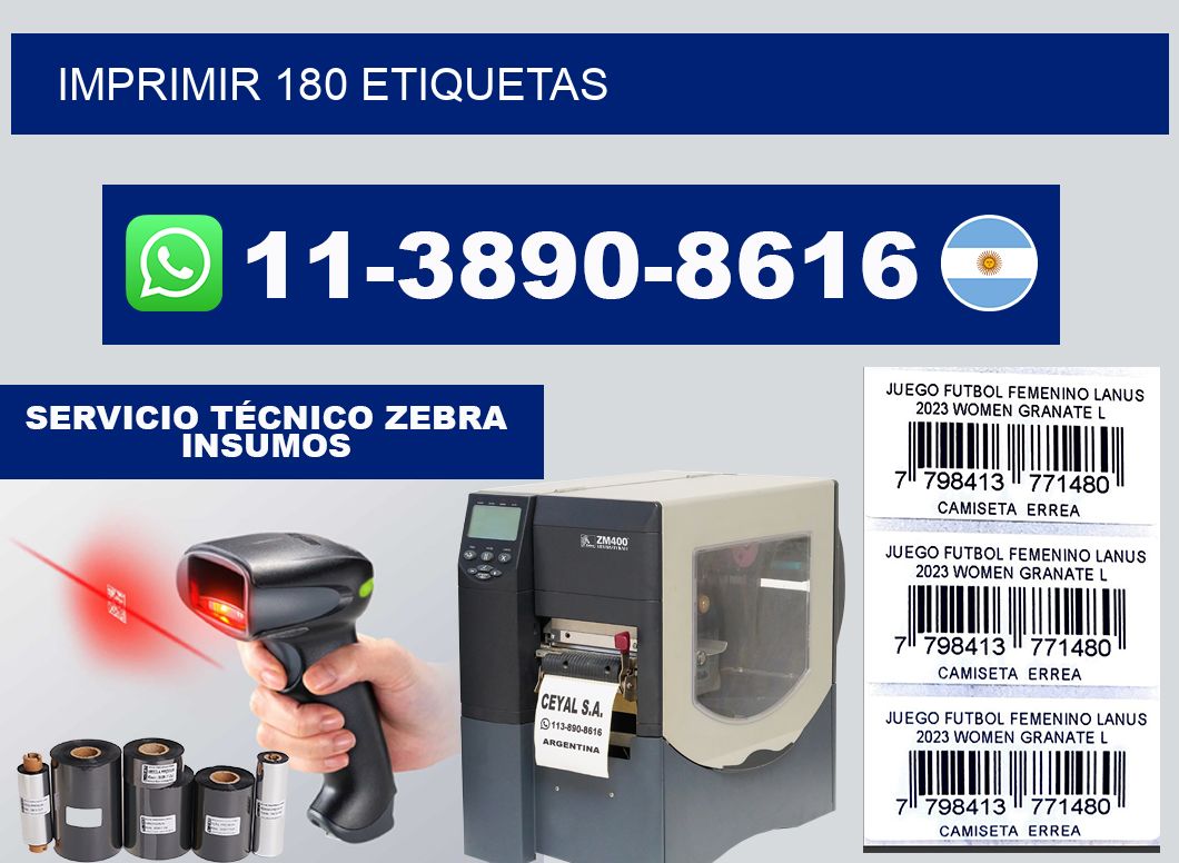 IMPRIMIR 180 ETIQUETAS