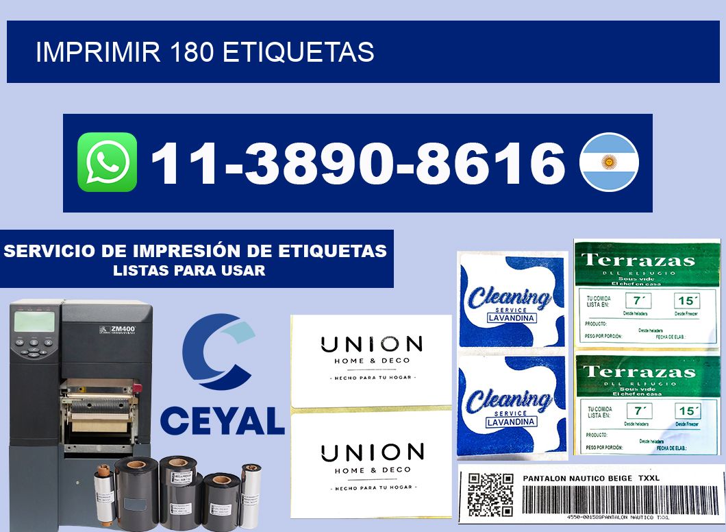 IMPRIMIR 180 ETIQUETAS