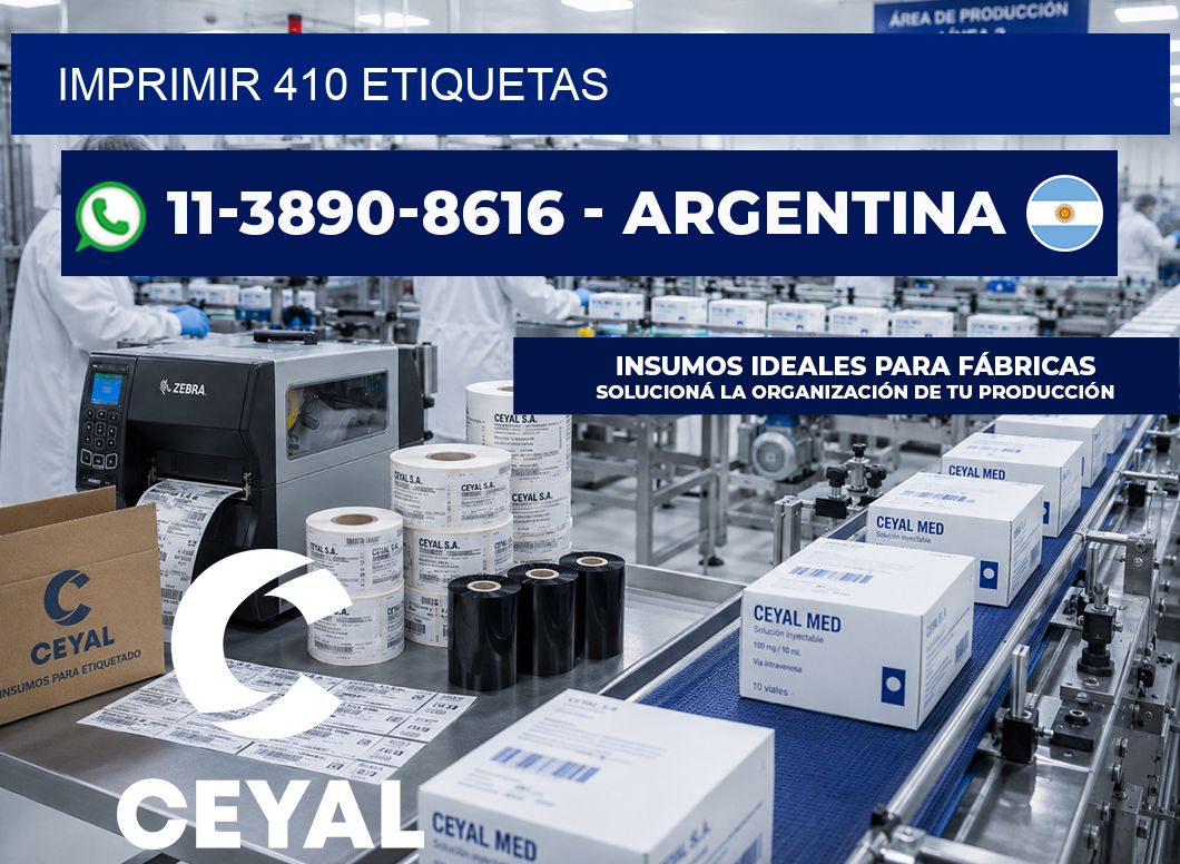 IMPRIMIR 410 ETIQUETAS