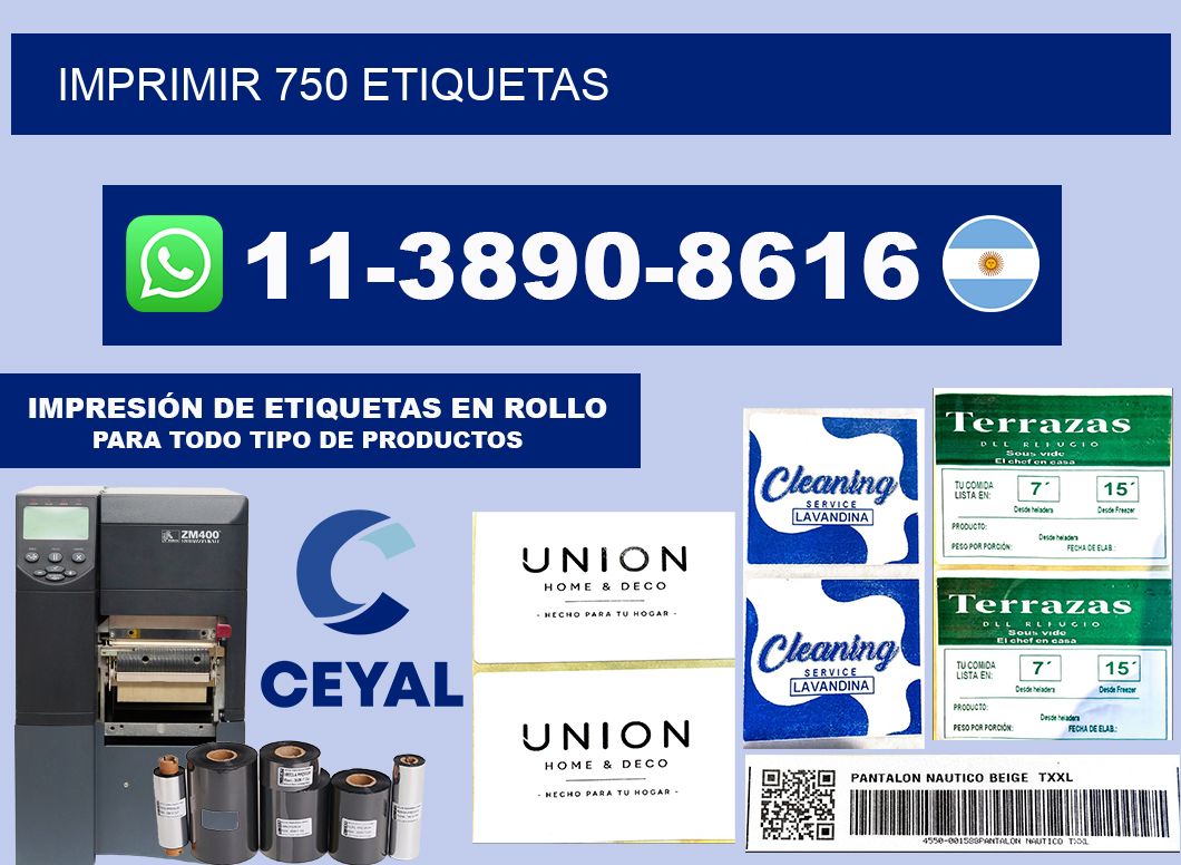 IMPRIMIR 750 ETIQUETAS
