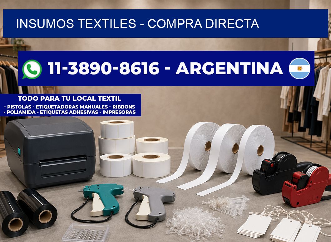 INSUMOS TEXTILES – Compra directa