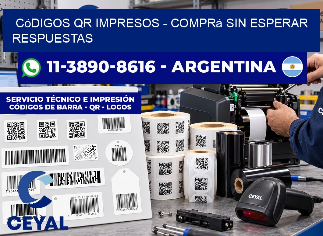 Códigos QR Impresos - Comprá sin esperar respuestas