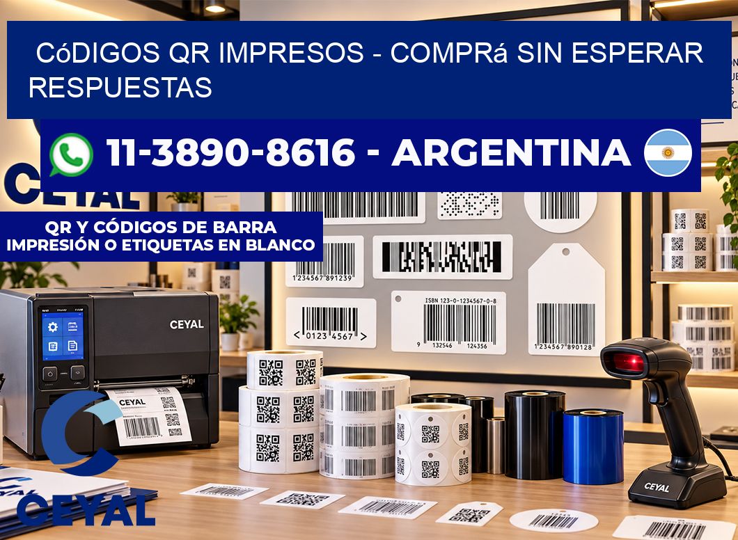 Códigos QR Impresos – Comprá sin esperar respuestas