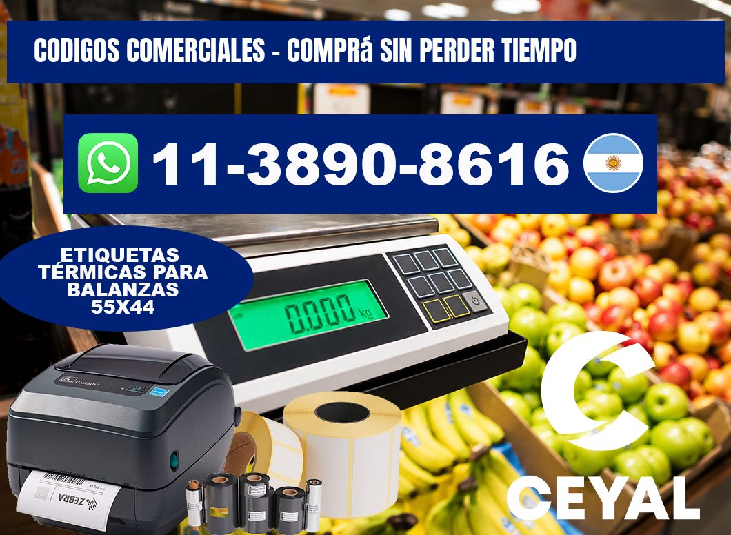 Codigos comerciales - Comprá sin perder tiempo