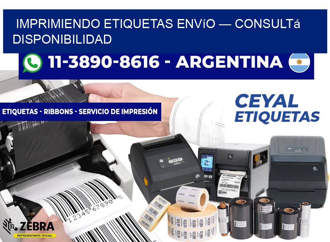 Imprimiendo etiquetas envío — Consultá disponibilidad