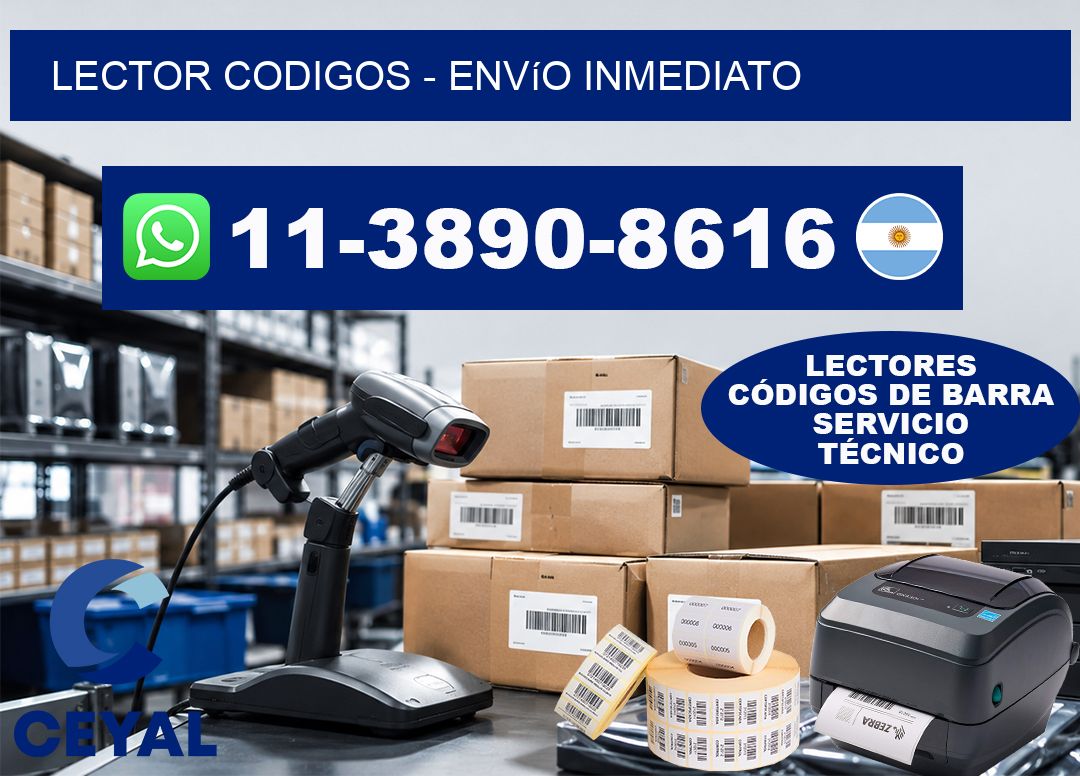 LECTOR CODIGOS - Envío inmediato