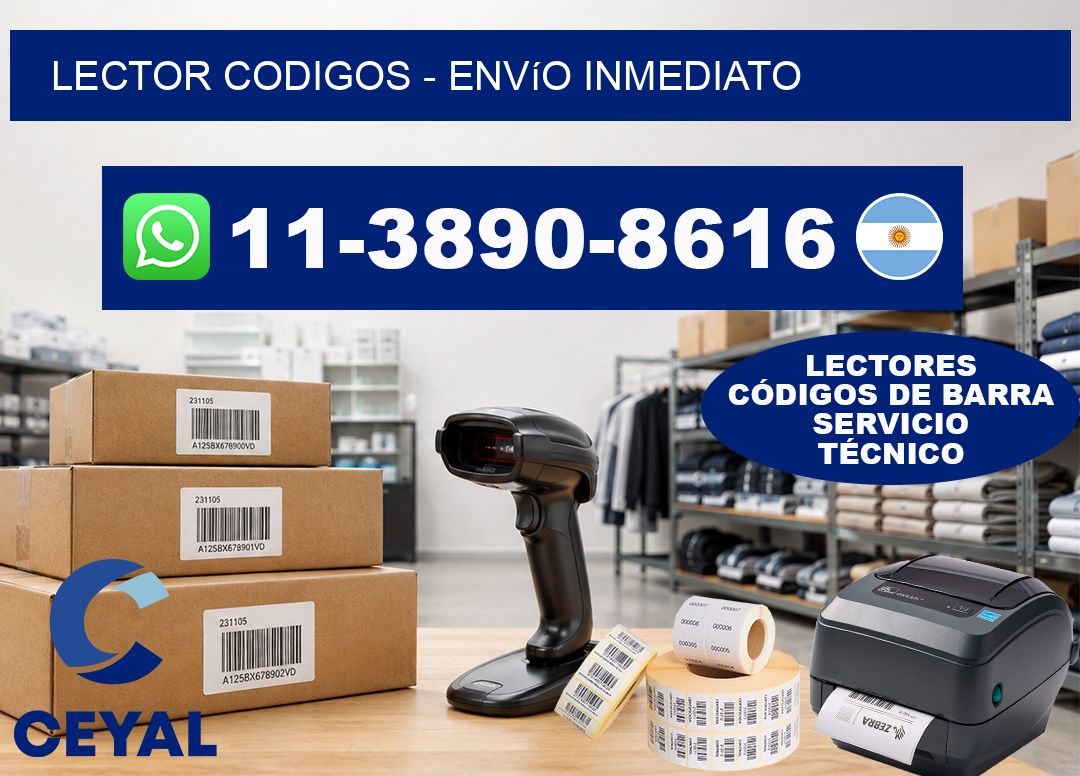 LECTOR CODIGOS - Envío inmediato