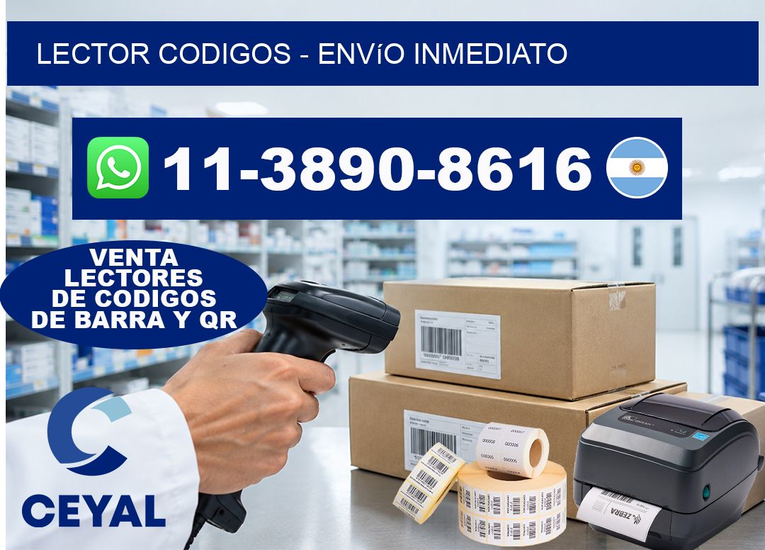 LECTOR CODIGOS - Envío inmediato