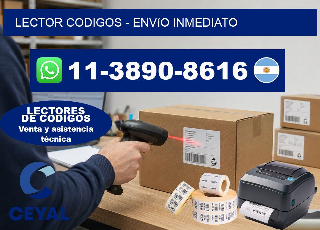 LECTOR CODIGOS – Envío inmediato