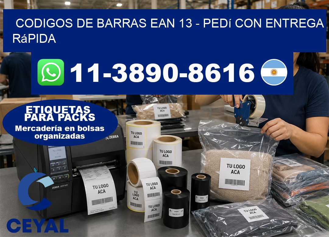 codigos de barras ean 13 - Pedí con entrega rápida
