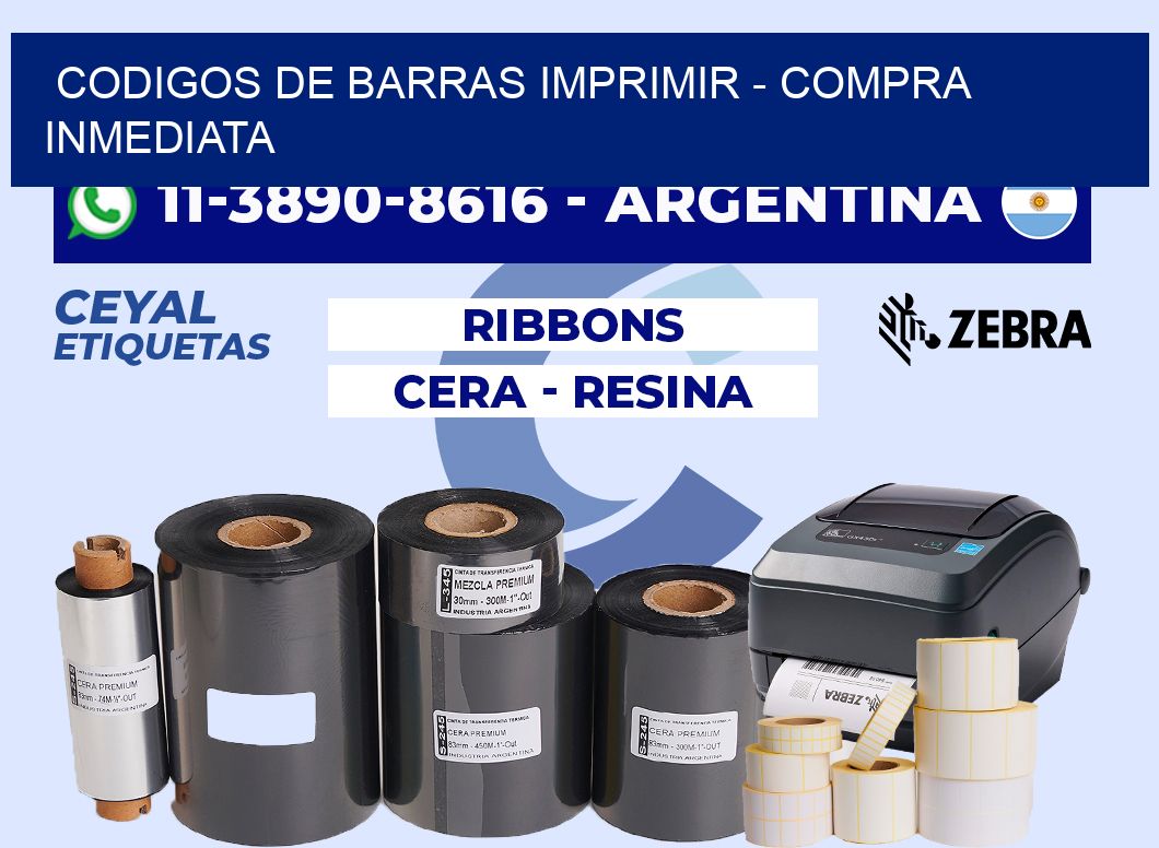 codigos de barras imprimir - Compra inmediata