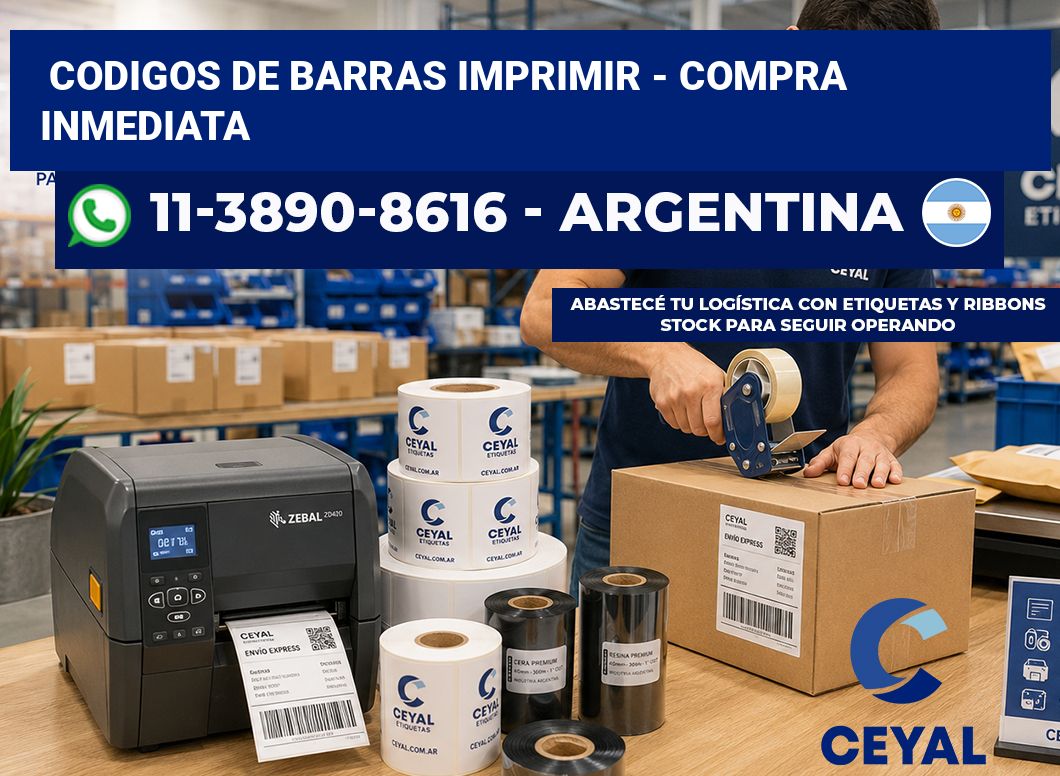 codigos de barras imprimir – Compra inmediata