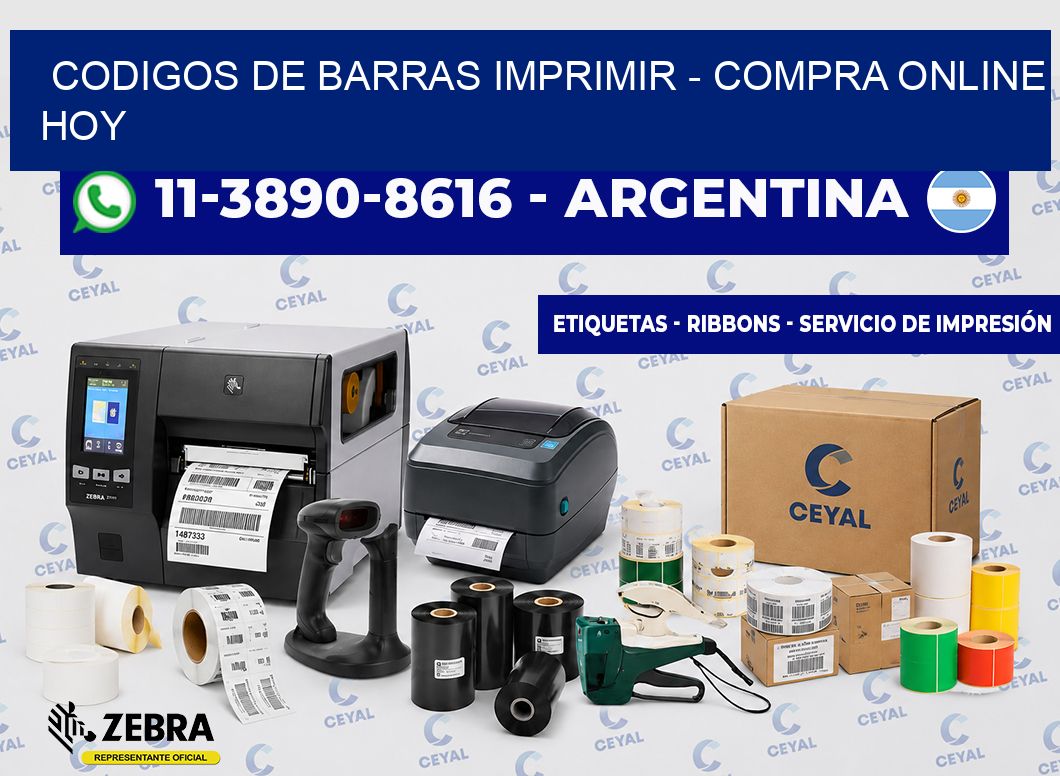 codigos de barras imprimir - Compra online hoy