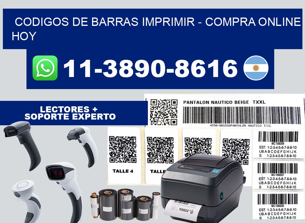 codigos de barras imprimir - Compra online hoy