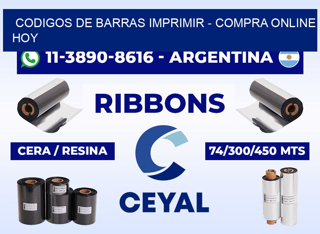 codigos de barras imprimir - Compra online hoy