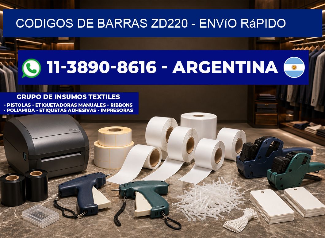 codigos de barras zd220 – Envío rápido