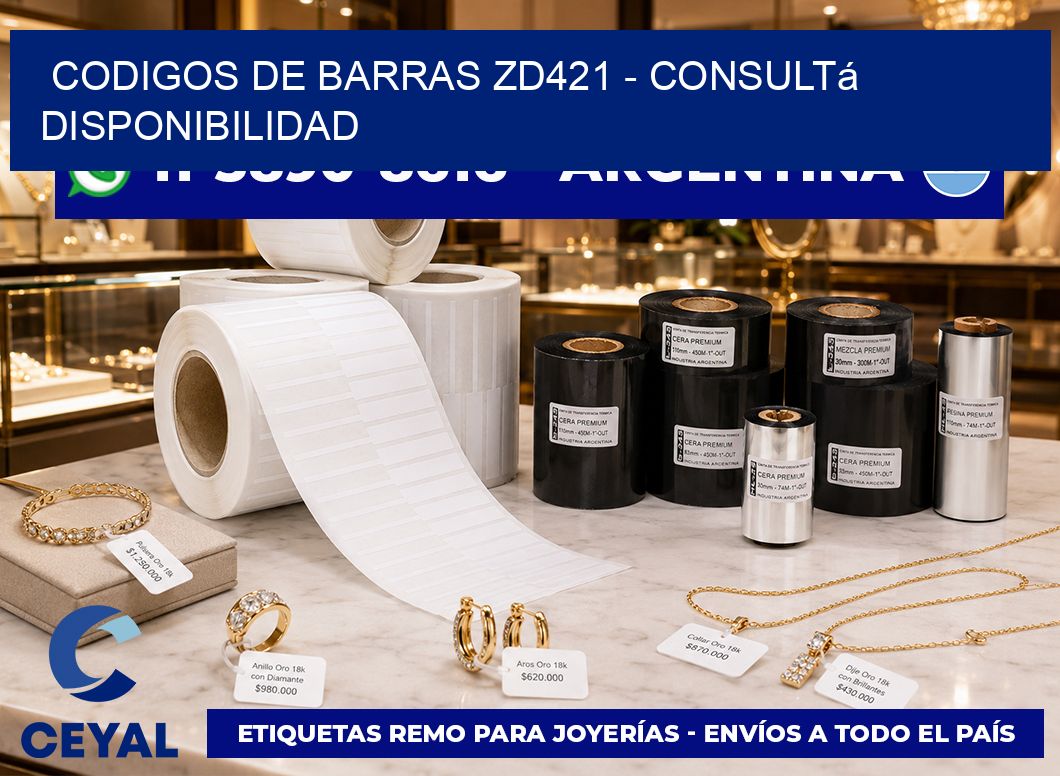 codigos de barras zd421 – Consultá disponibilidad