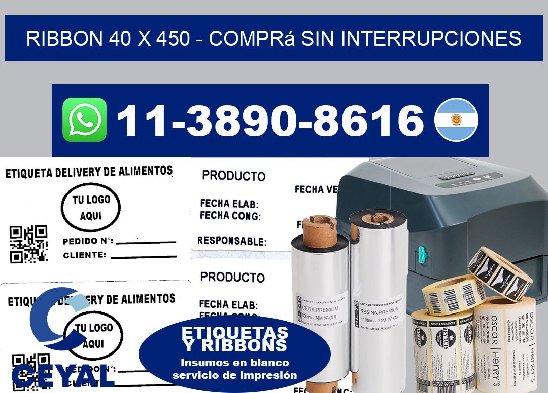 ribbon 40 x 450 - Comprá sin interrupciones