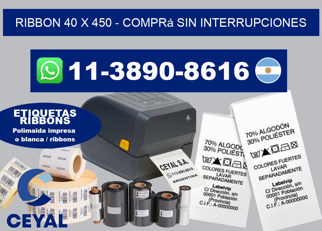 ribbon 40 x 450 - Comprá sin interrupciones