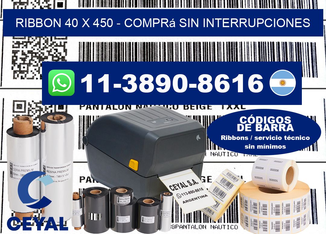 ribbon 40 x 450 - Comprá sin interrupciones