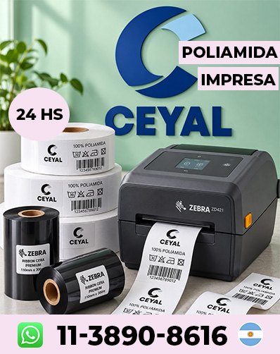 CINTA PARA TRANSFERENCIA TERMICA - Pedí tu formato